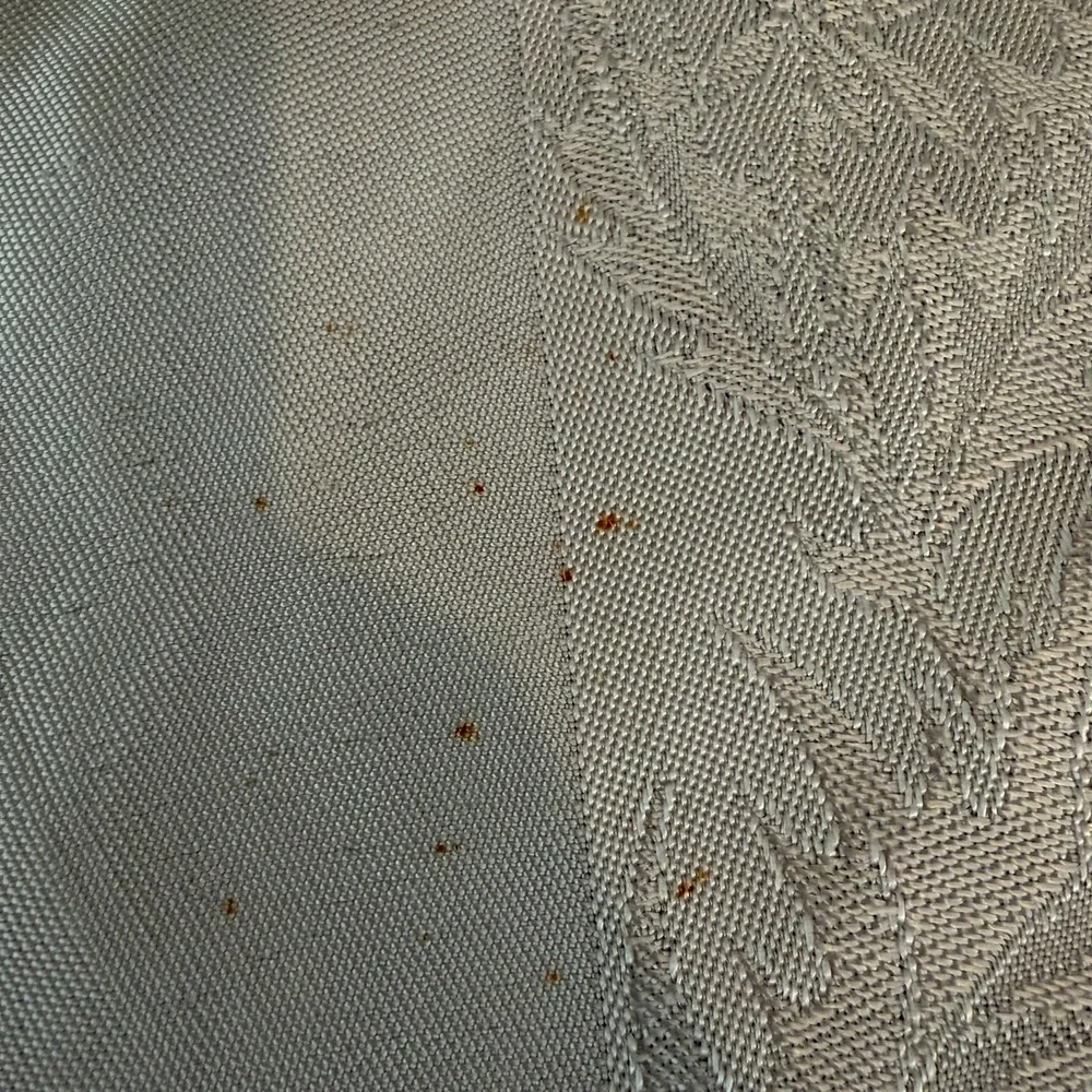 Vintage Damask Tablecloth Scottish Thistle Embroidered 48